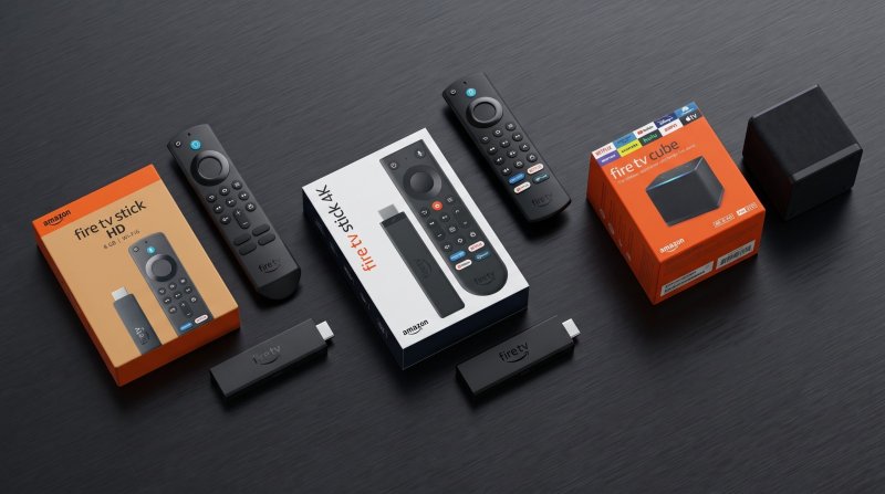 Линейка Amazon Fire TV: Stick HD, Stick 4K и Cube с пультами