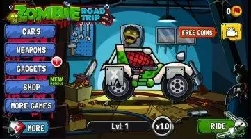 Zombie Road Trip Скриншот 1
