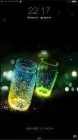 Fireflies lockscreen Скриншот 1