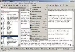 NoteTab Light Скриншот 6