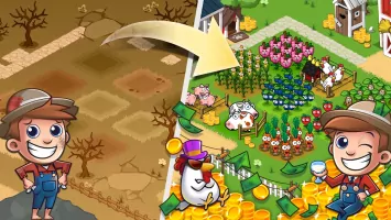 Idle Farming Empire Скриншот 1
