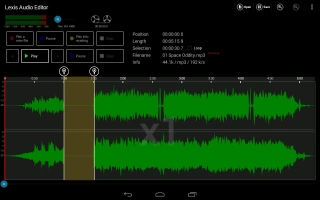 Lexis Audio Editor Скриншот 1