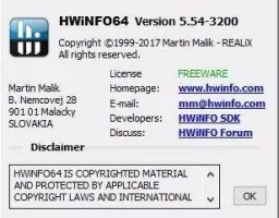 HWINFO64 Скриншот 8
