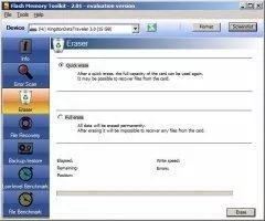 Flash Memory Toolkit Скриншот 3