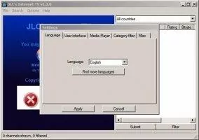 JLCs Internet TV Скриншот 3