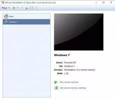 VMware Player Скриншот 4